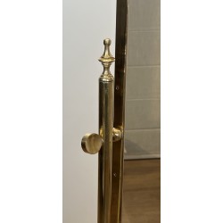 Cheval Mirror on Brass Stand | Maison Barrois