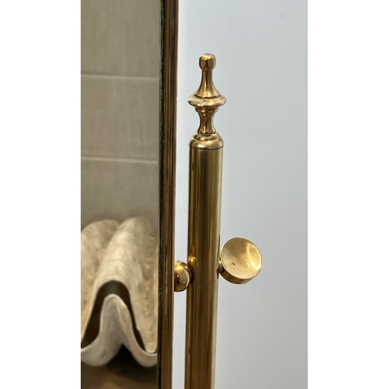 Miroir Psyché sur Pied en Laiton | Maison Barrois