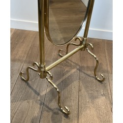 Miroir Psyché sur Pied en Laiton | Maison Barrois