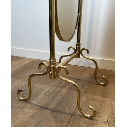 Cheval Mirror on Brass Stand | Maison Barrois