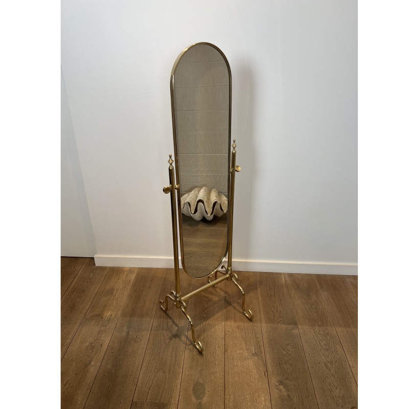 Miroir Psyché sur Pied en Laiton | Maison Barrois