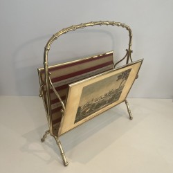 Porte-Revues en Laiton Doré, Maison Baguès | Maison Barrois