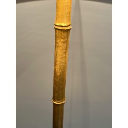 Lampadaire Faux Bambou en Bronze Doré | Maison Barrois