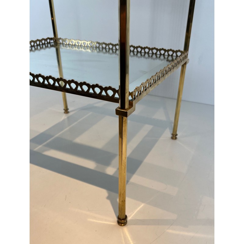 Bout de Canapé en Laiton à Galeries Ajourées, de la Maison | Maison Barrois