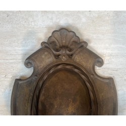 Paire d'Appliques en Fer Forgé à Trois Bras et Platine en | Maison Barrois