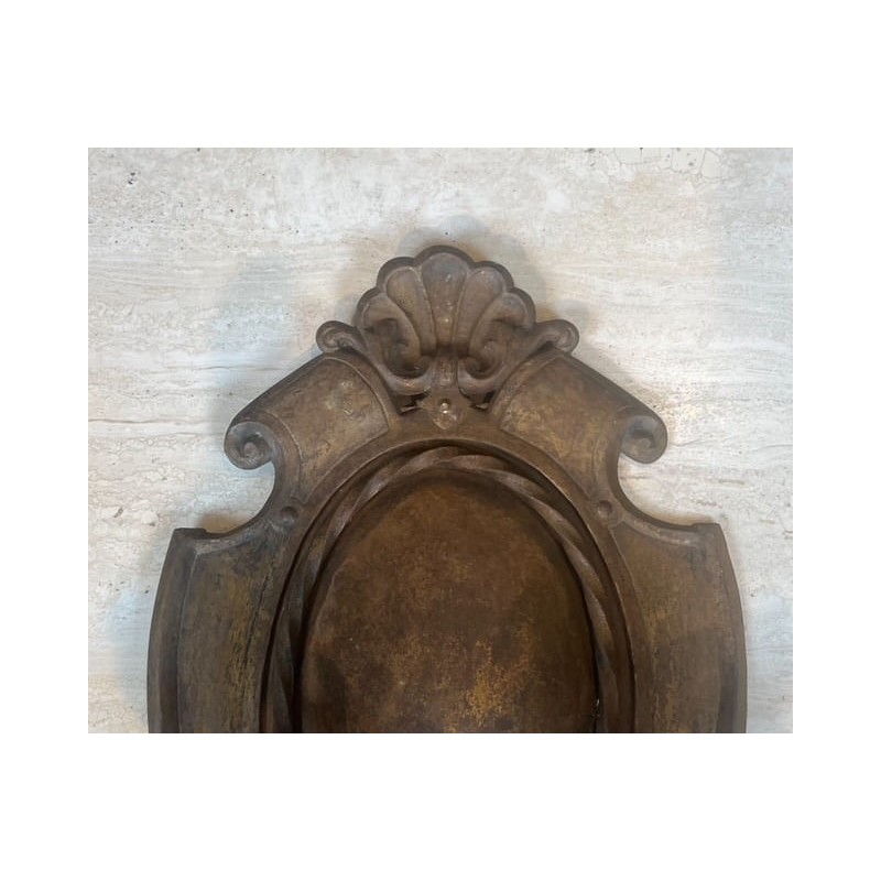 Paire d'Appliques en Fer Forgé à Trois Bras et Platine en | Maison Barrois
