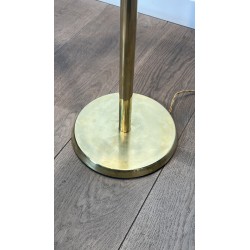 Lampadaire Liseuse Télescopique en Laiton Doré à Bras Arti | Maison Barrois
