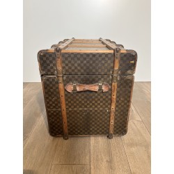 Malle de Voyage Louis Vuitton en Toile Damier, Lattes de B | Maison Barrois