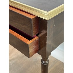 Pair of Louis XVI Style Bedside Tables in Mahogany with Tw | Maison Barrois