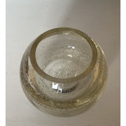 Small Ball Vase in Bubbled Glass, French Work, 1970s | Maison Barrois