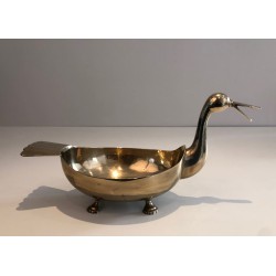 Coupe Vide-Poche en Laiton en Forme d'Oiseau Stylisé, Trav | Maison Barrois