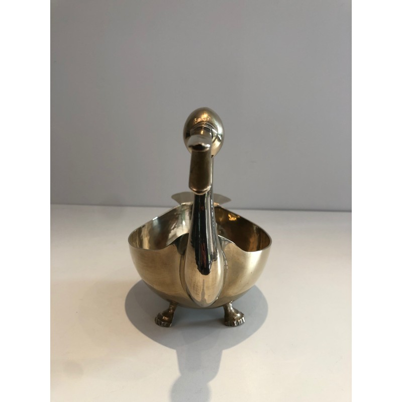 Coupe Vide-Poche en Laiton en Forme d'Oiseau Stylisé, Trav | Maison Barrois