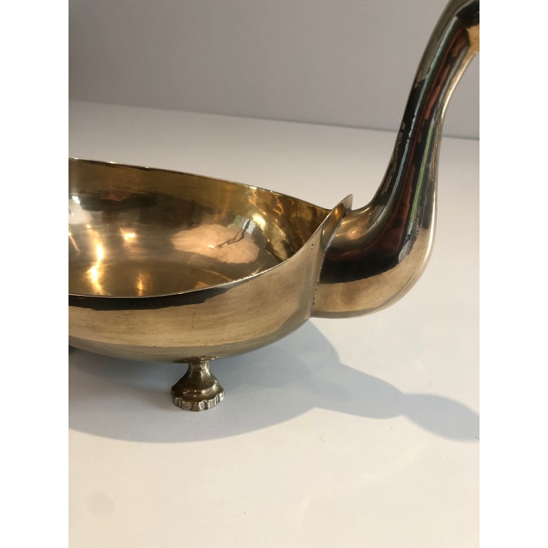 Coupe Vide-Poche en Laiton en Forme d'Oiseau Stylisé, Trav | Maison Barrois