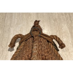 Miroir Ovale en Corde à Décor de Mors de Cheval, Audoux-Mi | Maison Barrois