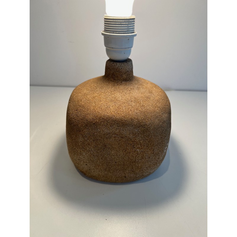 Ball-Shaped Table Lamp in Reconstituted Stone, Circa 1970 | Maison Barrois