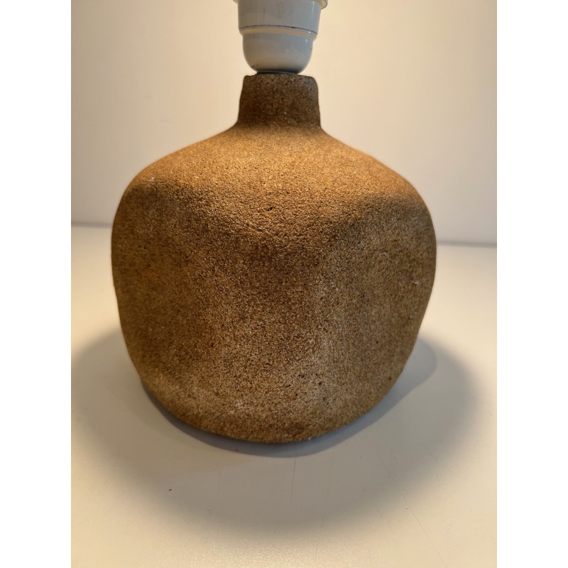 Ball-Shaped Table Lamp in Reconstituted Stone, Circa 1970 | Maison Barrois