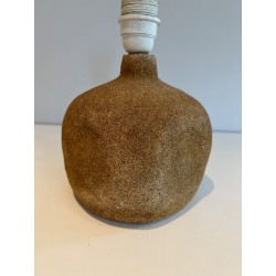 Ball-Shaped Table Lamp in Reconstituted Stone, Circa 1970 | Maison Barrois