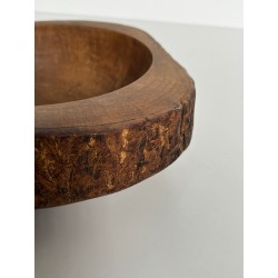 Coupe en Bois Tourné à Écorce Conservée, Travail Artisanal | Maison Barrois