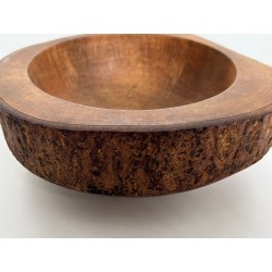 Coupe en Bois Tourné à Écorce Conservée, Travail Artisanal | Maison Barrois