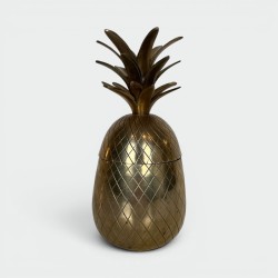 Pineapple-Form Brass Ice Bucket, France, circa 1970