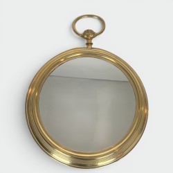 Grand Miroir Laiton Montre Gousset, Vers 1970