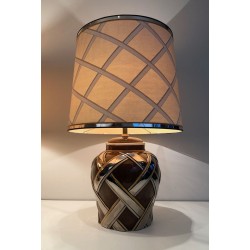 Importante Paire de Lampes en Céramique, Travail Français, vers 1970