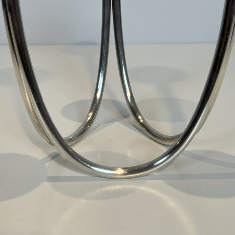 Paire de Bougeoirs Modernistes à Trois Bras de Lumière en | Maison Barrois
