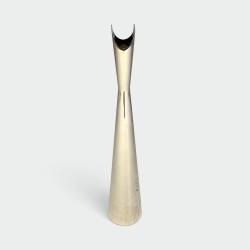 Vase Soliflore « Cardinale » en Métal Argenté, Design, Tra | Maison Barrois