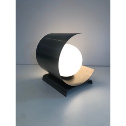 Lampe Moderniste en Tôle d'Acier Brossé Et Boule, Modernis | Maison Barrois