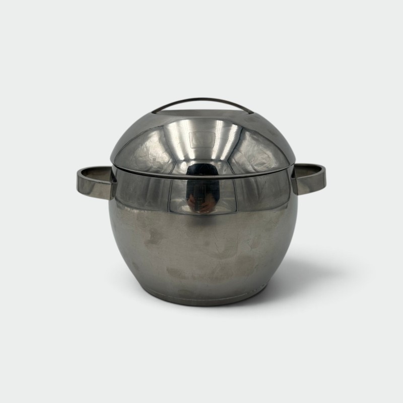 Seau à Glaçon en Acier Inoxydable, Design, Travail Scandin | Maison Barrois
