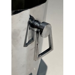 Petit Seau à Champagne en Métal Argenté Facetté, Art Déco, | Maison Barrois