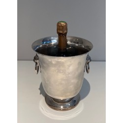 Seau à Champagne en Métal Argenté à Anses Représentant des | Maison Barrois