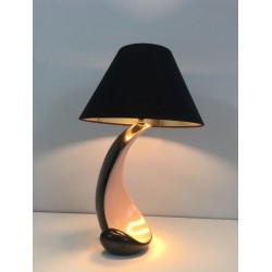Lampe de Table Céramique Design, Travail Français, vers 1950