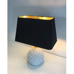 Lampe Ananas en Porcelaine Design, Travail Italien, vers 1970