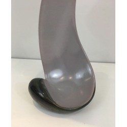 Lampe de Table Céramique Design, Travail Français, vers 1950
