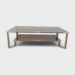 Table Basse Design Chromée