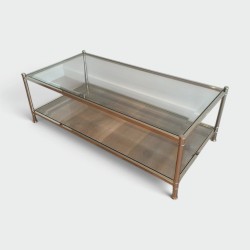 Grande Table Basse Chromée
