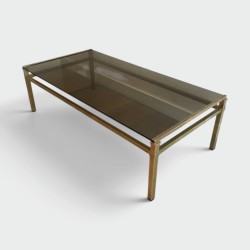 Table Basse Moderniste en Laiton