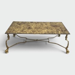 Table Basse en Laiton. Maison Jansen
