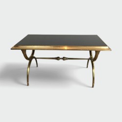 Bronze Brass Coffee Table Raymond Subes 1940 | Maison BARROIS