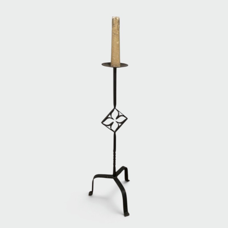 Lampe de Parquet en Fer Forgé Vers 1950 | Maison BARROIS