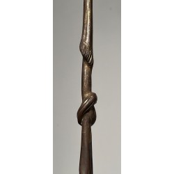 Lustre de Style Empire en Bronze à 3 Bras de Lumières Surmontées de Têtes d'Aigles. Travail Français. Vers 1900