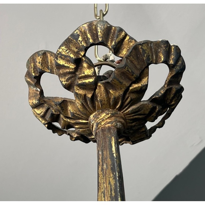 Six-Light Louis XVI Style Bronze Chandelier, French Work, circa 1900 – Maison BARROIS