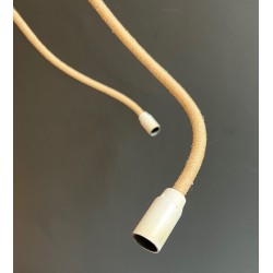 Lustre Corde Design Mid-Century Modern Travail Français circa 1970 | Maison BARROIS