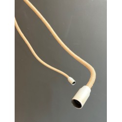 Lustre Corde Design Mid-Century Modern Travail Français circa 1970 | Maison BARROIS