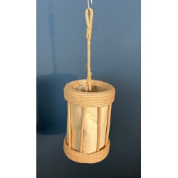 Lanterne en Corde d’Audoux-Minet — Travail Français, vers 1950