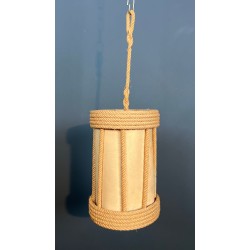 Lanterne en Corde d’Audoux-Minet — Travail Français, vers 1950
