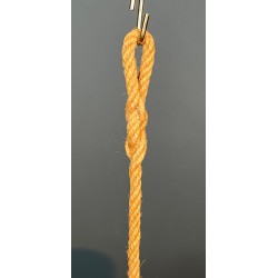 Rope Lantern by Audoux-Minet — French Mid-Century, circa 1950