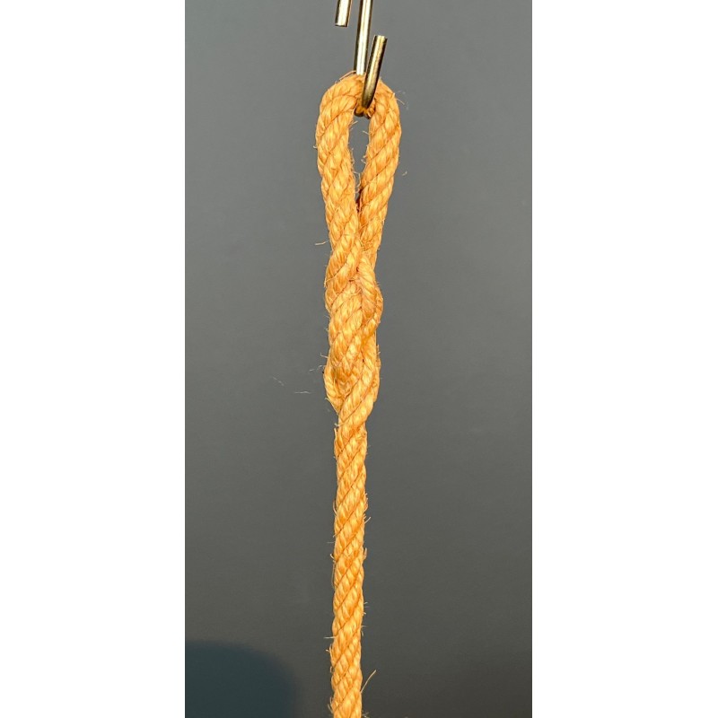 Rope Lantern by Audoux-Minet — French Mid-Century, circa 1950