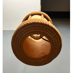 Rope Lantern by Audoux-Minet — French Mid-Century, circa 1950